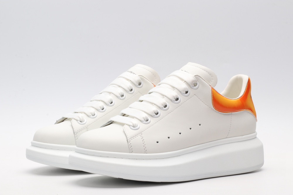 AMQ Oversized Leather Sneakers