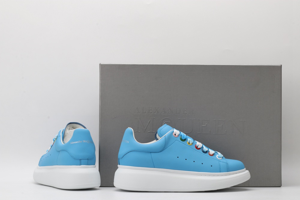 AMQ blue oversized sneakers
