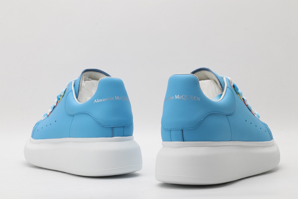 AMQ blue oversized sneakers