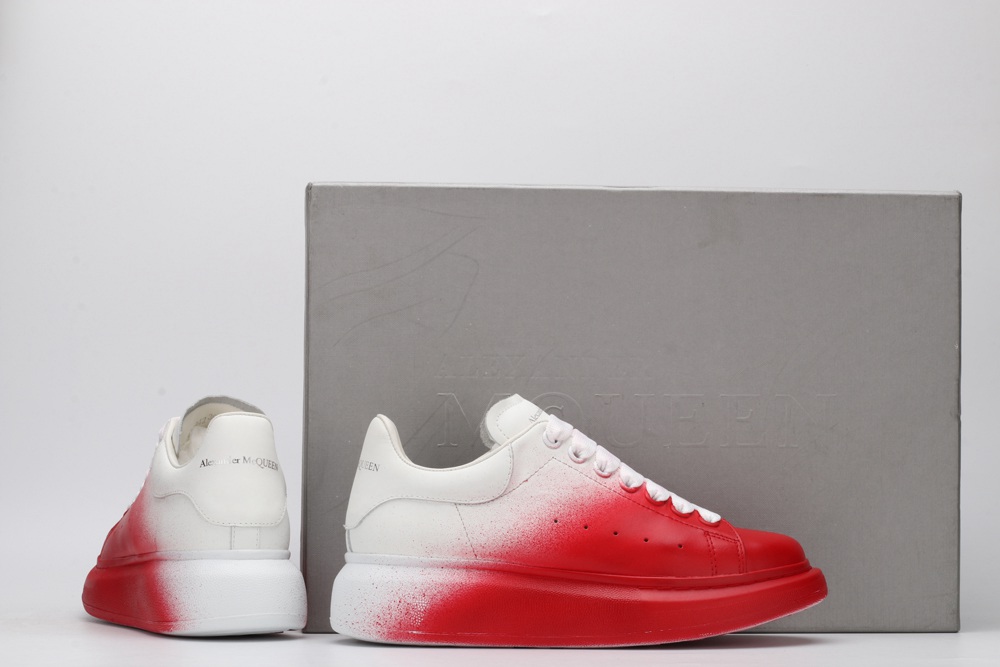 AMQ Oversized paint spray sneakers