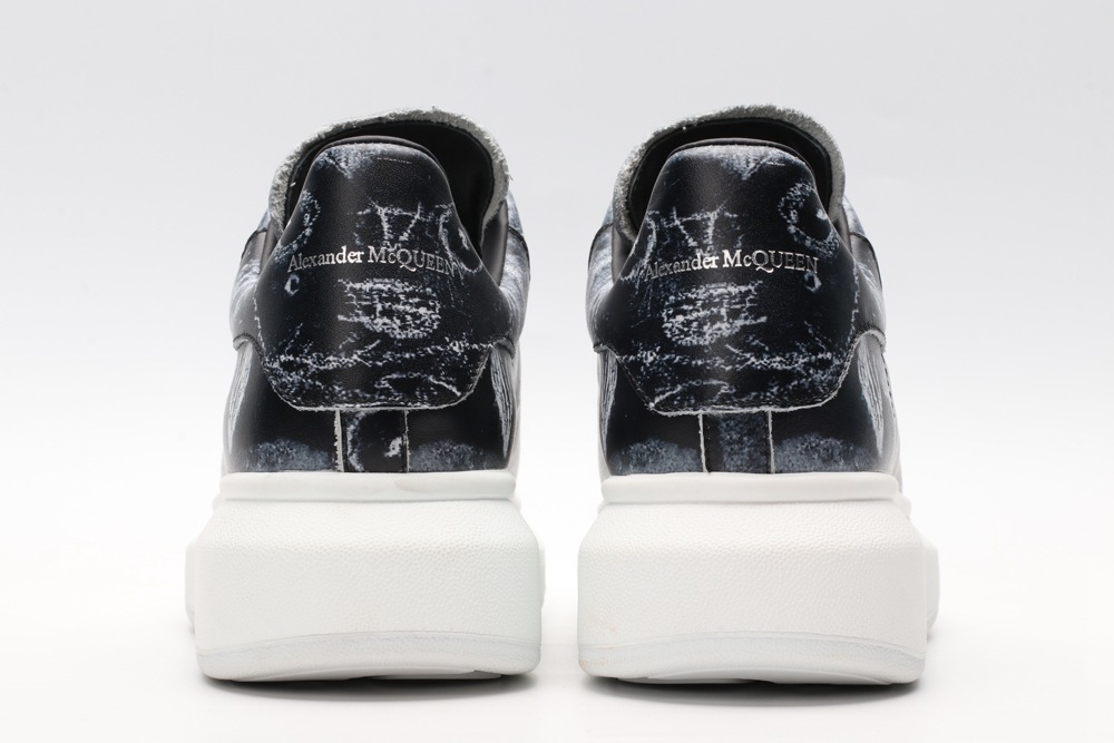 AMQ black oversized sneakers