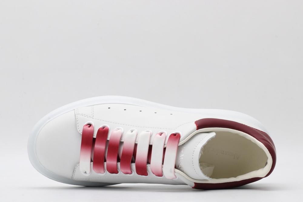 AMQ oversized sneakers with red heel