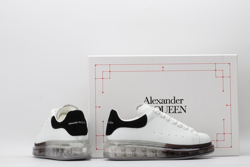 AMQ oversized sneakers with black heel