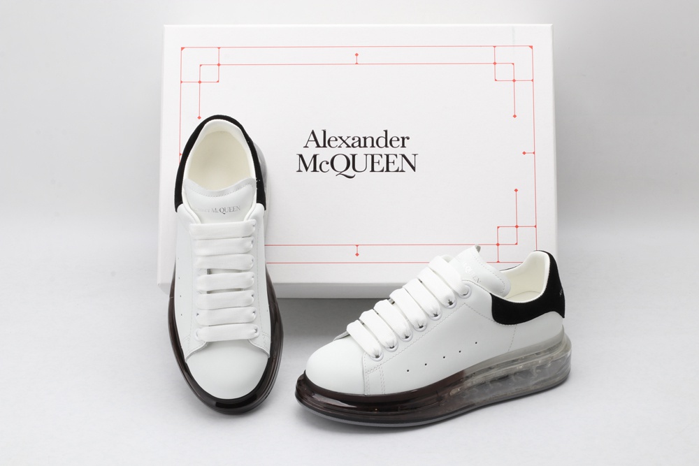AMQ oversized sneakers with black heel