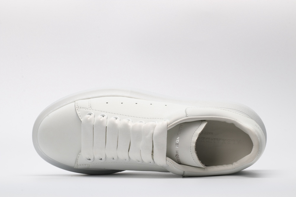 AMQ Leather Platform Sneakers