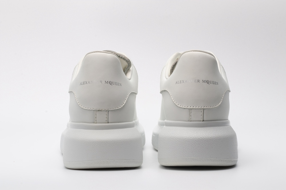 AMQ Leather Platform Sneakers