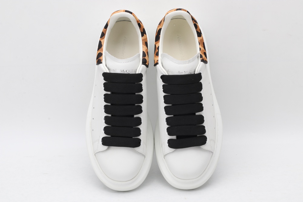 AMQ 40MM LEATHER & PONYSKIN SNEAKERS