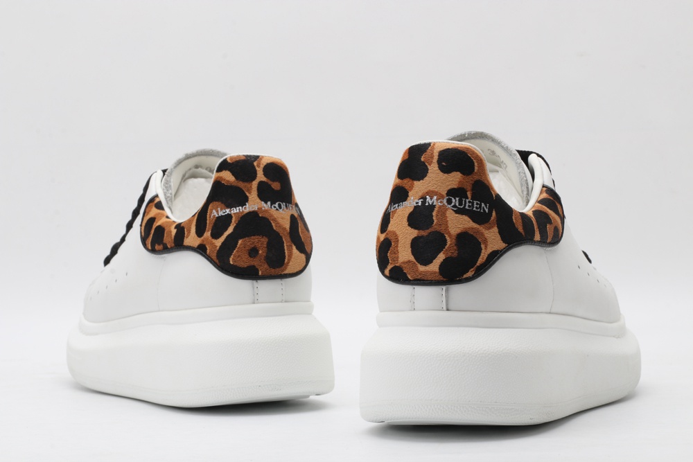 AMQ 40MM LEATHER & PONYSKIN SNEAKERS