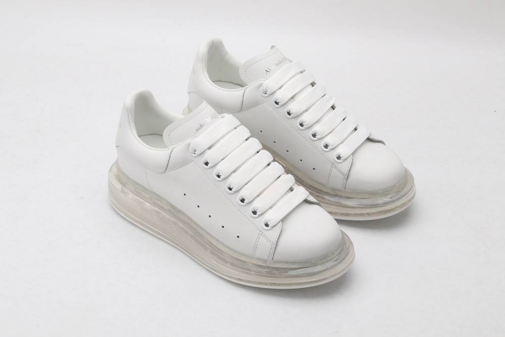 AMQ white oversized sneakers
