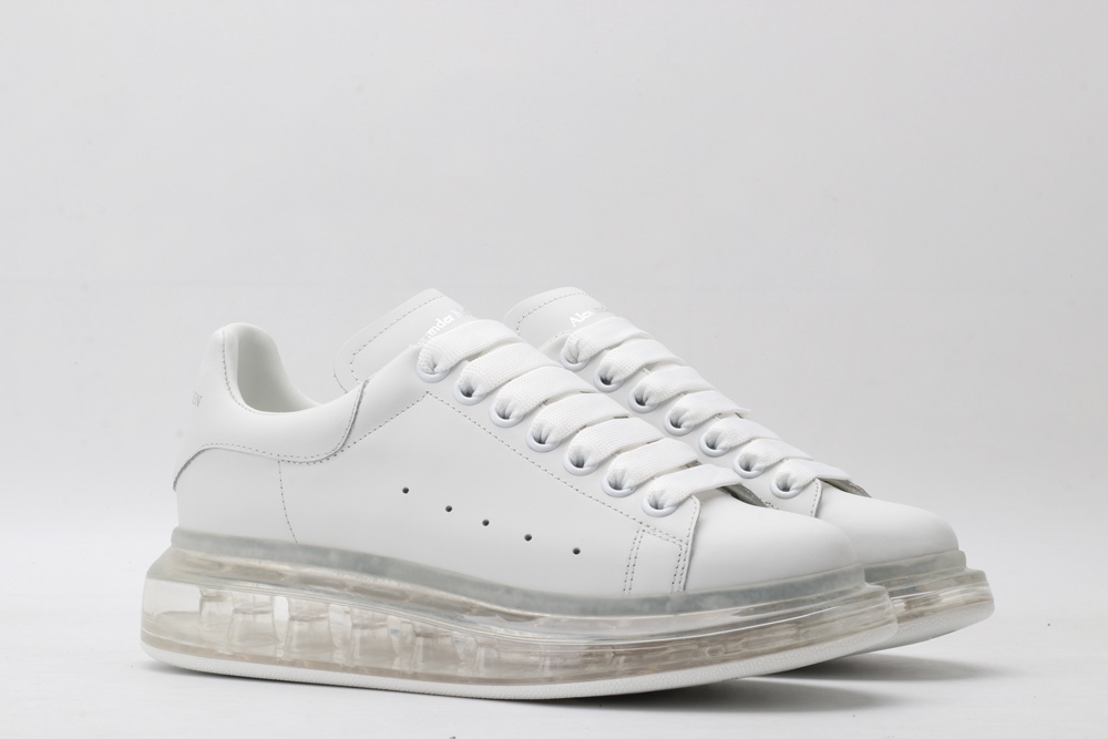 AMQ white oversized sneakers